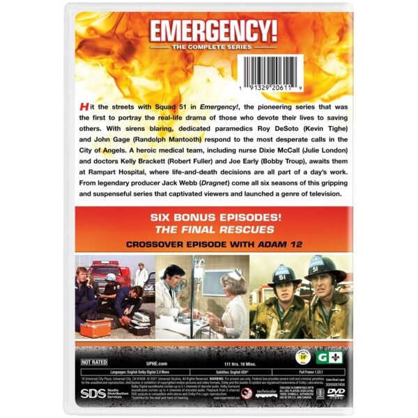 Emergency!: The Complete Series Sesson 1-7 (DVD)£¬Drama, Action & Adventure
