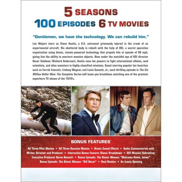 The Six Million Dollar Man: The Complete Series (DVD),Action & Adventure