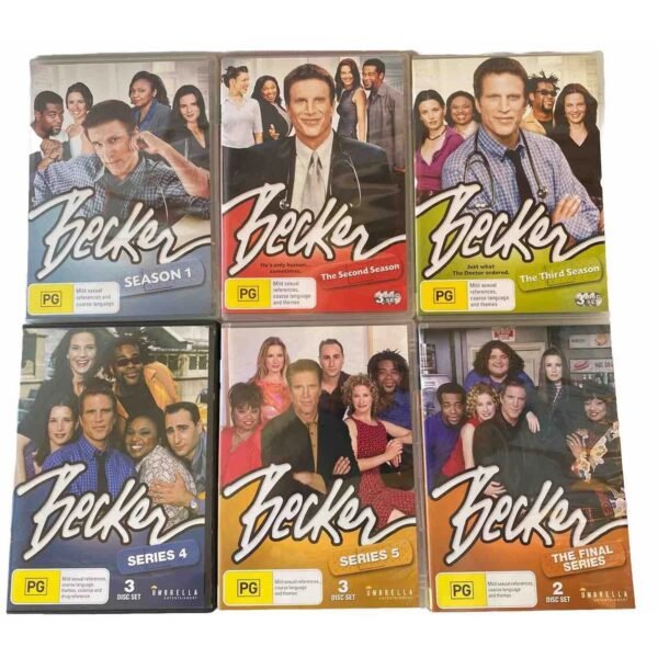 Becker: The Complete Series Season 1-6 [DVD ][17 Discs, Sitcom, Black Comedy]