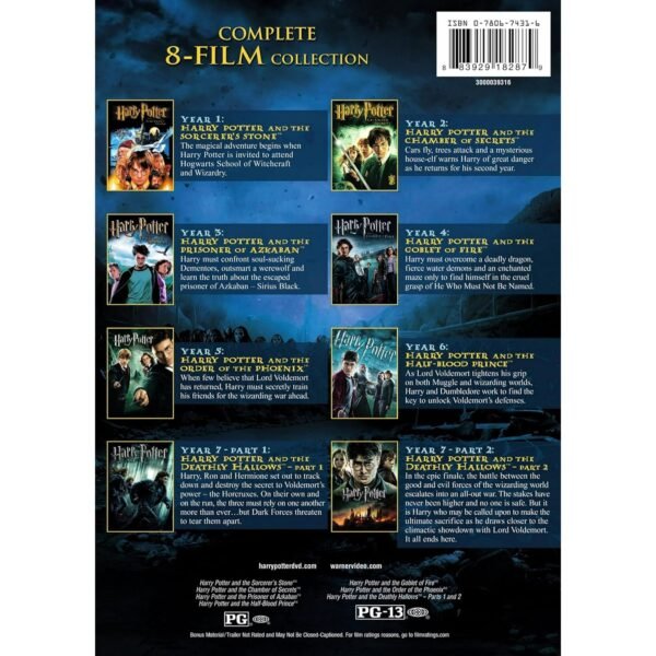 Harry Potter: The Complete 8-Film Collection (DVD),Action & Adventure