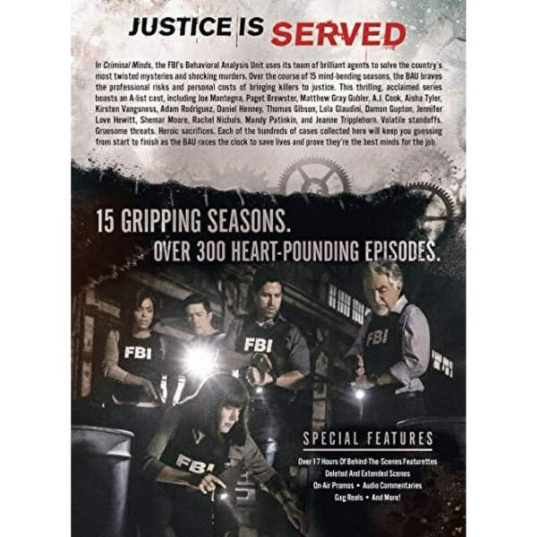 Criminal Minds: The Complete Series Season 1-15(DVD)£¬TV, Drama, Crime