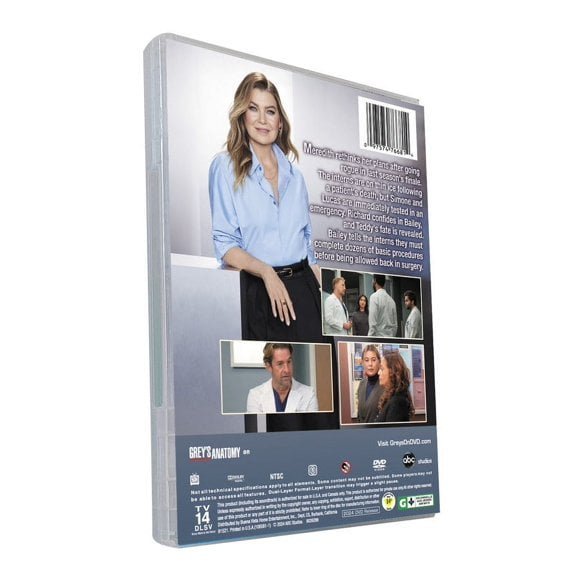 Grey's Anatomy: Season 20 [3-Disc DVD Collection] (Medical Drama, Romance, Drama, Compatible with All Region DVD Players)
