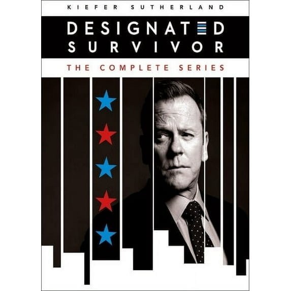 Designated Survivor: The Complete Series [DVD] (15 Discs) (Drama, Mystery, Thriller, Compatible with All DVD Players)