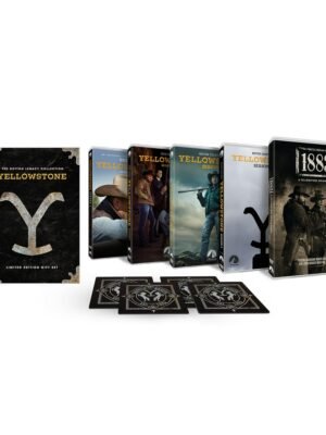 Yellowstone- Dutton Legacy Collection ( DVD) Limited Edition Collectible Dutton Ranch Coasters