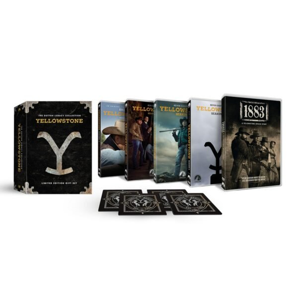 Yellowstone- Dutton Legacy Collection ( DVD) Limited Edition Collectible Dutton Ranch Coasters